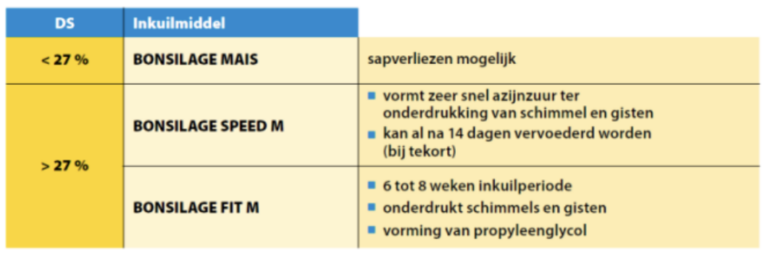 Verdroogde maïs